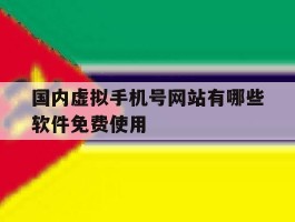国内虚拟手机号网站有哪些软件免费使用