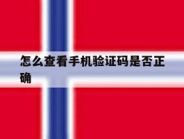 怎么查看手机验证码是否正确