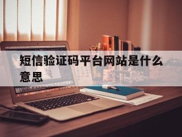 短信验证码平台网站是什么意思