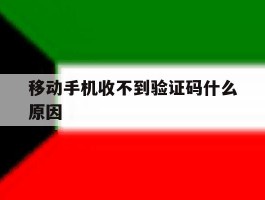 移动手机收不到验证码什么原因