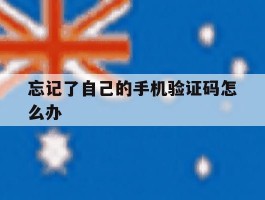 忘记了自己的手机验证码怎么办