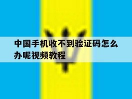 中国手机收不到验证码怎么办呢视频教程