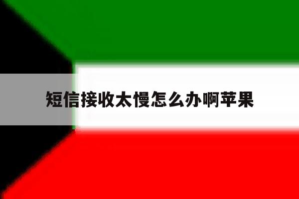 短信接收太慢怎么办啊苹果 短信接收太慢怎么办啊苹果