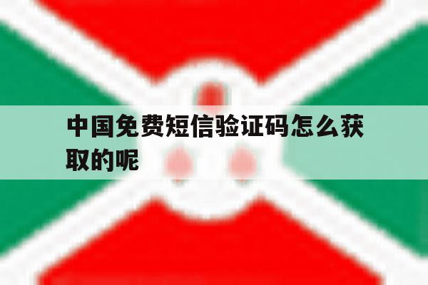 中国免费短信验证码怎么获取的呢 中国免费短信验证码怎么获取的呢