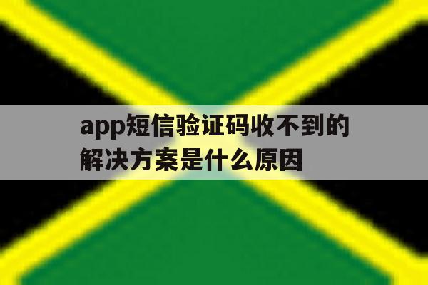 包含app短信验证码收不到的解决方案是什么原因的词条 包含app短信验证码收不到的解决方案是什么原因的词条