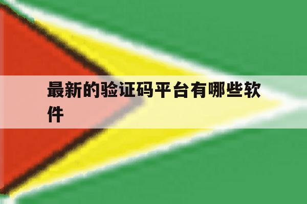 最新的验证码平台有哪些软件 最新的验证码平台有哪些软件