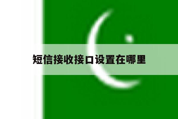 短信接收接口设置在哪里 短信接收接口设置在哪里