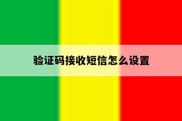 验证码接收短信怎么设置 验证码接收短信怎么设置