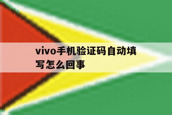 vivo手机验证码自动填写怎么回事 vivo手机验证码自动填写怎么回事