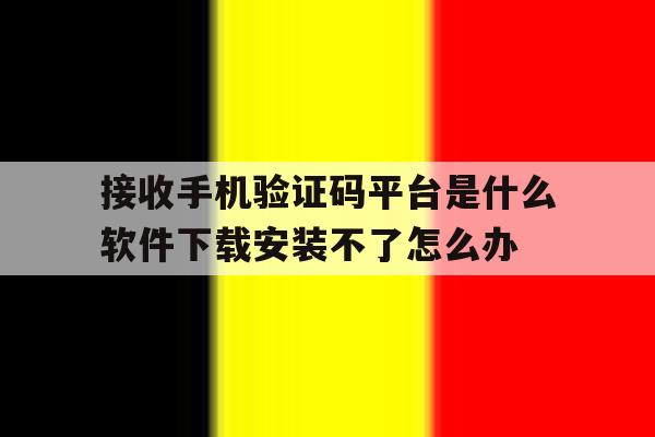 接收手机验证码平台是什么软件下载安装不了怎么办的简单介绍 接收手机验证码平台是什么软件下载安装不了怎么办的简单介绍