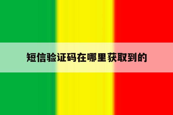 短信验证码在哪里获取到的 短信验证码在哪里获取到的