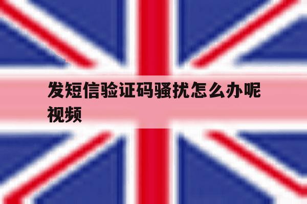 发短信验证码骚扰怎么办呢视频 发短信验证码骚扰怎么办呢视频