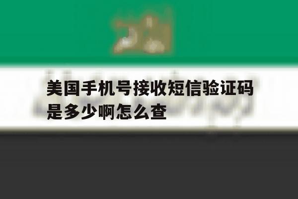 包含美国手机号接收短信验证码是多少啊怎么查的词条 包含美国手机号接收短信验证码是多少啊怎么查的词条