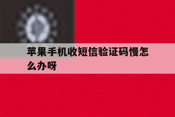 苹果手机收短信验证码慢怎么办呀 苹果手机收短信验证码慢怎么办呀