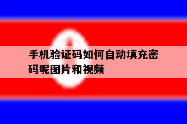 手机验证码如何自动填充密码呢图片和视频 手机验证码如何自动填充密码呢图片和视频