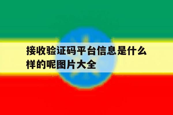 接收验证码平台信息是什么样的呢图片大全 接收验证码平台信息是什么样的呢图片大全