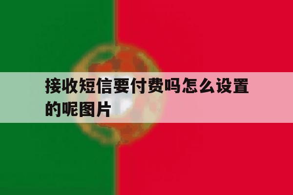 接收短信要付费吗怎么设置的呢图片 接收短信要付费吗怎么设置的呢图片