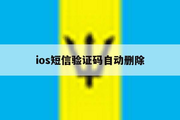 ios短信验证码自动删除 ios短信验证码自动删除