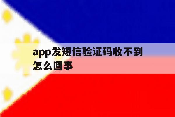 app发短信验证码收不到怎么回事 app发短信验证码收不到怎么回事