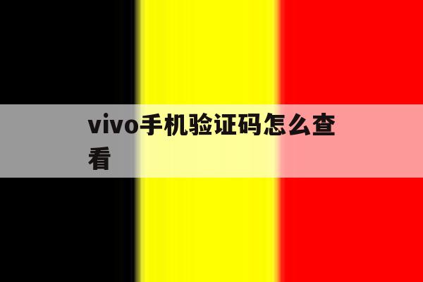 vivo手机验证码怎么查看 vivo手机验证码怎么查看
