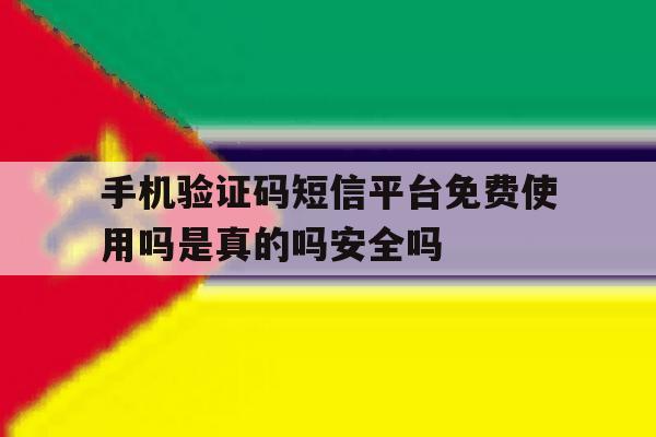 手机验证码短信平台免费使用吗是真的吗安全吗的简单介绍 手机验证码短信平台免费使用吗是真的吗安全吗的简单介绍