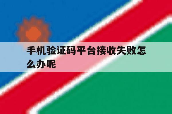 手机验证码平台接收失败怎么办呢 手机验证码平台接收失败怎么办呢