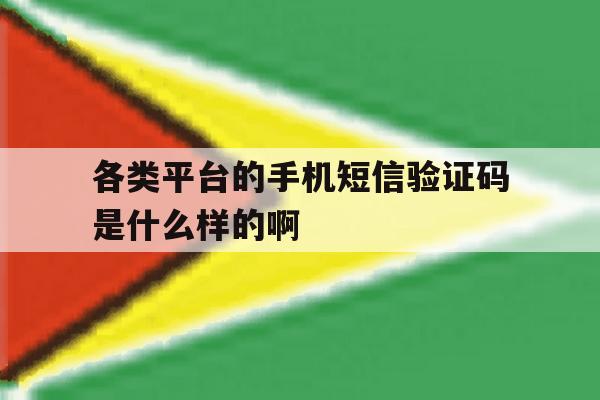 各类平台的手机短信验证码是什么样的啊的简单介绍 各类平台的手机短信验证码是什么样的啊的简单介绍