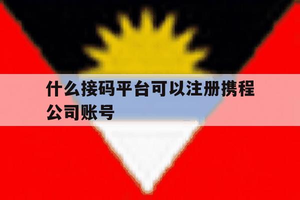 什么接码平台可以注册携程公司账号 什么接码平台可以注册携程公司账号