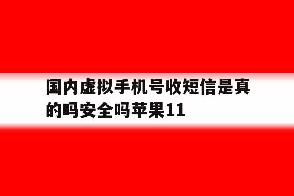 包含国内虚拟手机号收短信是真的吗安全吗苹果11的词条 包含国内虚拟手机号收短信是真的吗安全吗苹果11的词条