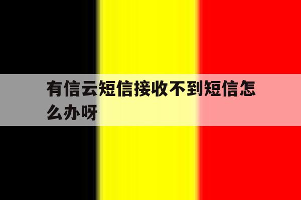 有信云短信接收不到短信怎么办呀的简单介绍 有信云短信接收不到短信怎么办呀的简单介绍