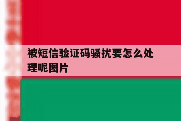 被短信验证码骚扰要怎么处理呢图片 被短信验证码骚扰要怎么处理呢图片