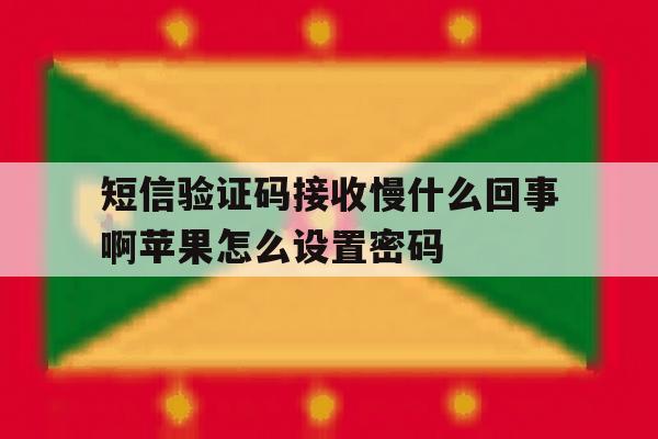 短信验证码接收慢什么回事啊苹果怎么设置密码的简单介绍 短信验证码接收慢什么回事啊苹果怎么设置密码的简单介绍